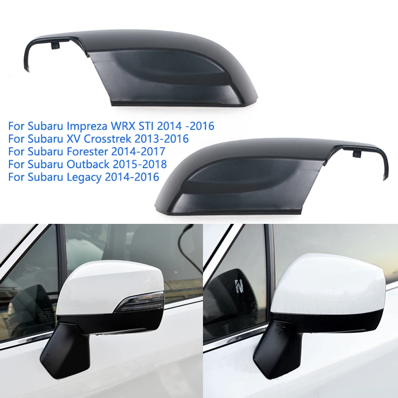 Car Wing Door Side Outside Rearview Mirror Lower Bottom Cover Cap Lid For Subaru Forester Outback Legacy XV Crosstrek Impreza