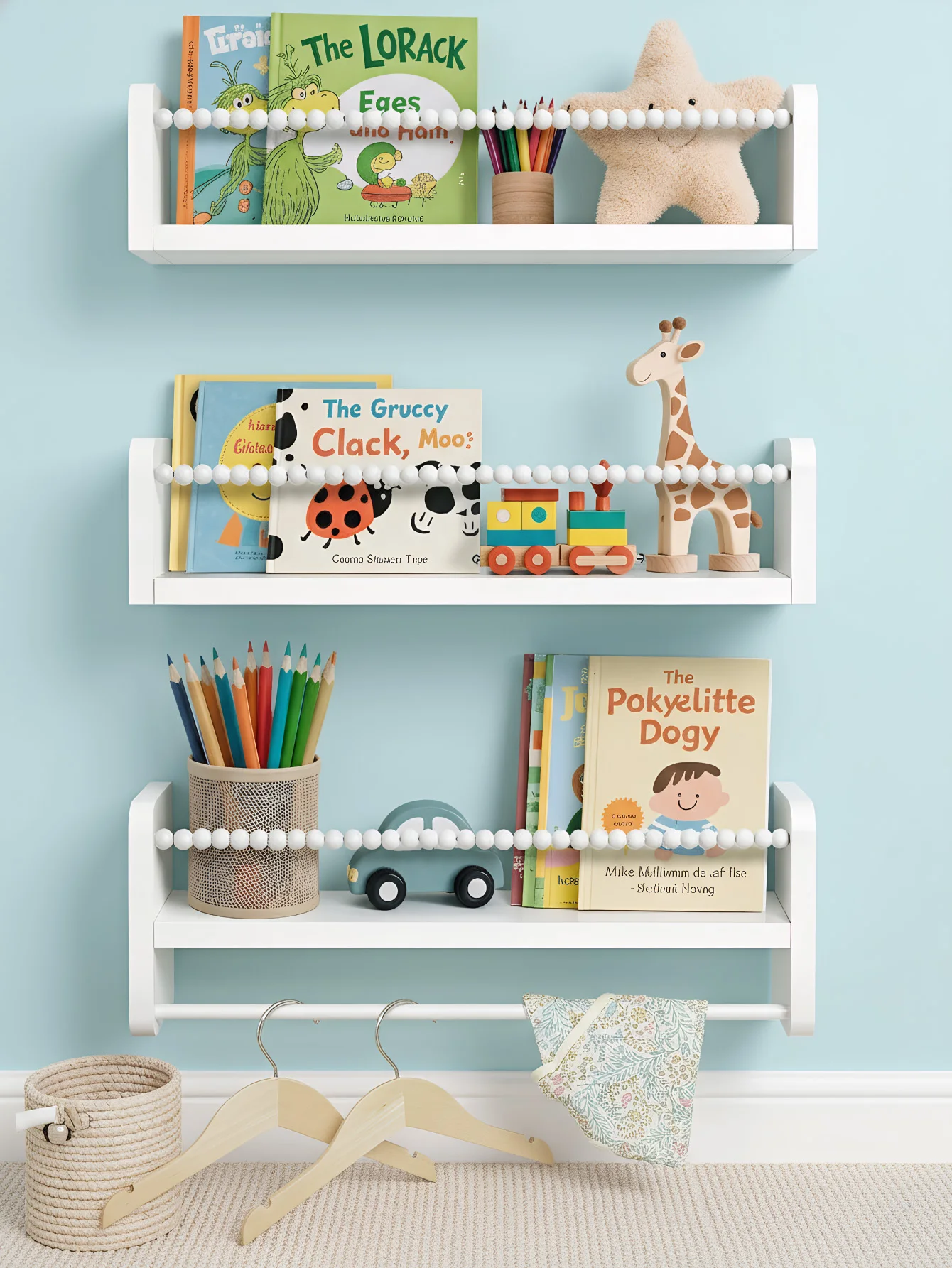 Nursery Book Shelves ,15.7 Inc - огляд і ціна Baby Nursery Shelves