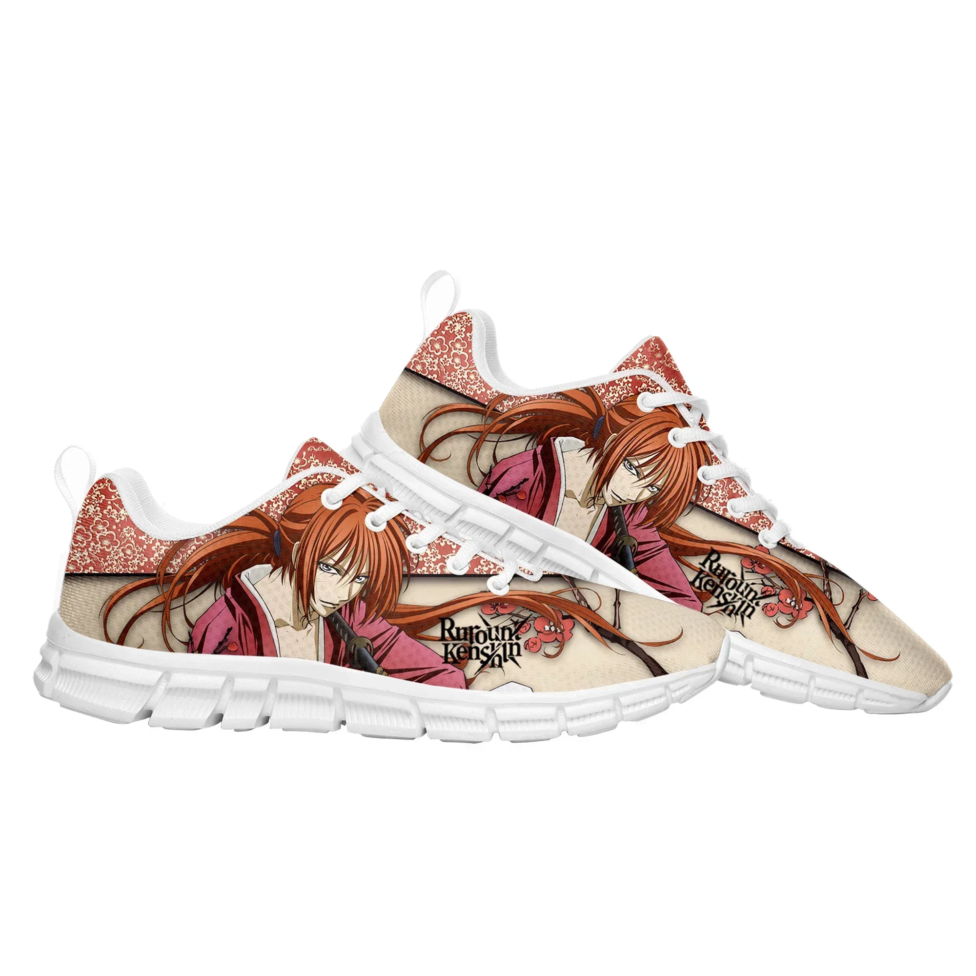 

Rurouni Kenshin Himura Sports Shoes Mens Womens Teenager Comfortable Sneakers High Quality Manga Comics Sneaker Custom Shoe