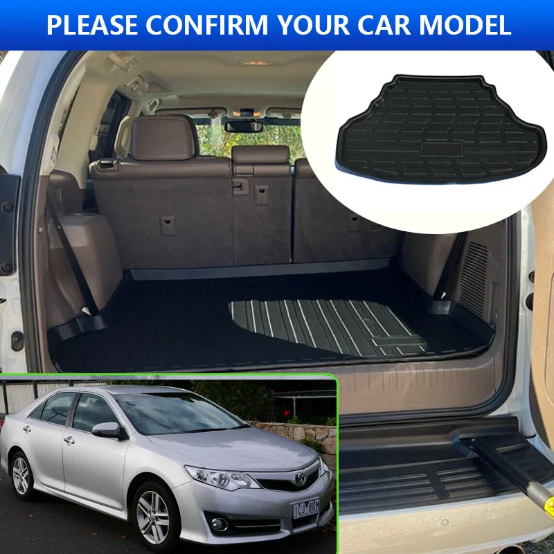 For Toyota Camry XV50 2012~2017 2013 2014 2015 2016 Car Rear Trunk Protector Pads Waterproof Liner Anti-Fouling Mats Accessories