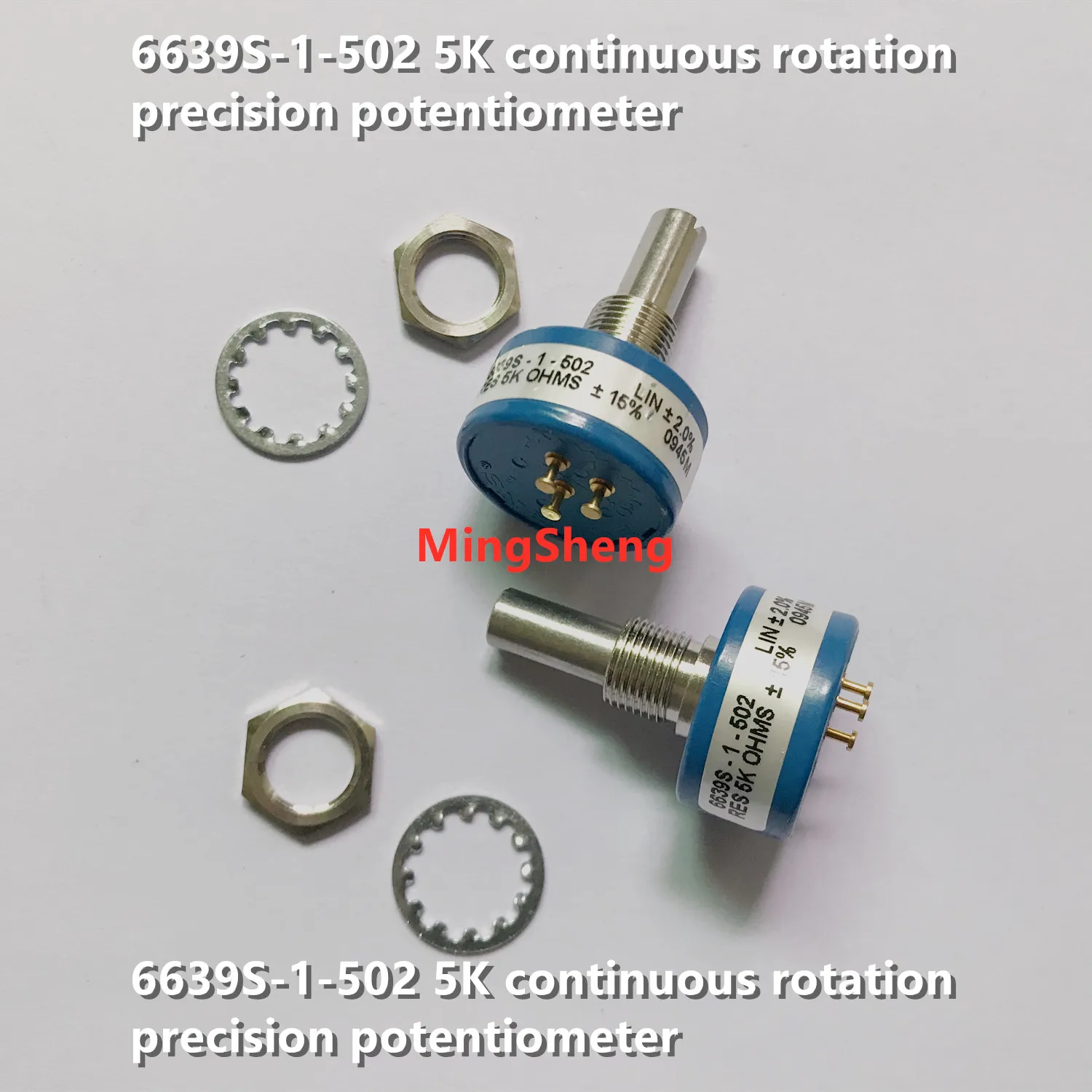 

Original new 100% 6639S-1-502 5K continuous rotation precision potentiometer (SWITCH)