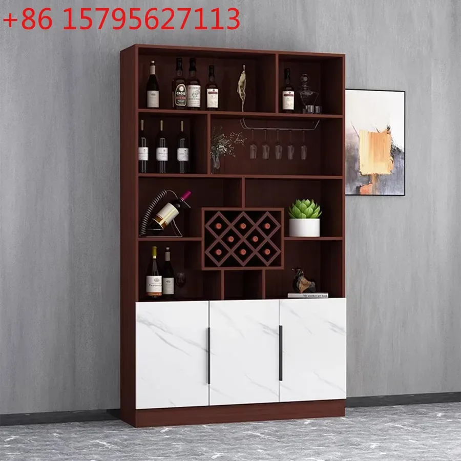 

Vertical Art Bar Cabinet Handle Drink Nordic Luxury European Coffee Corner Outdoor Wine Rack Large Wijnrek Commercial Furniture