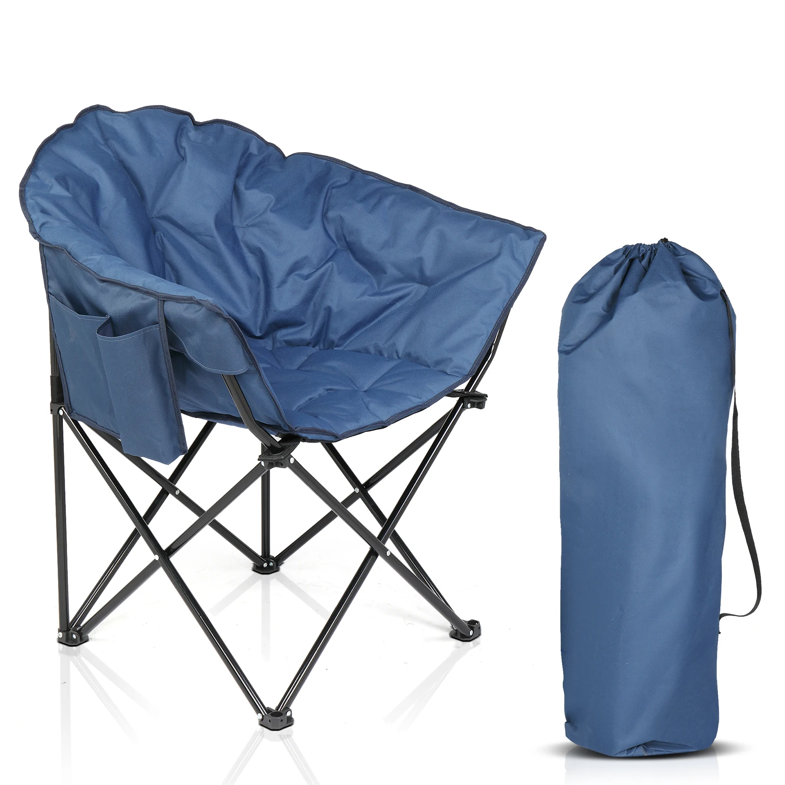 

Camping Chair Blue Alloy Steel
