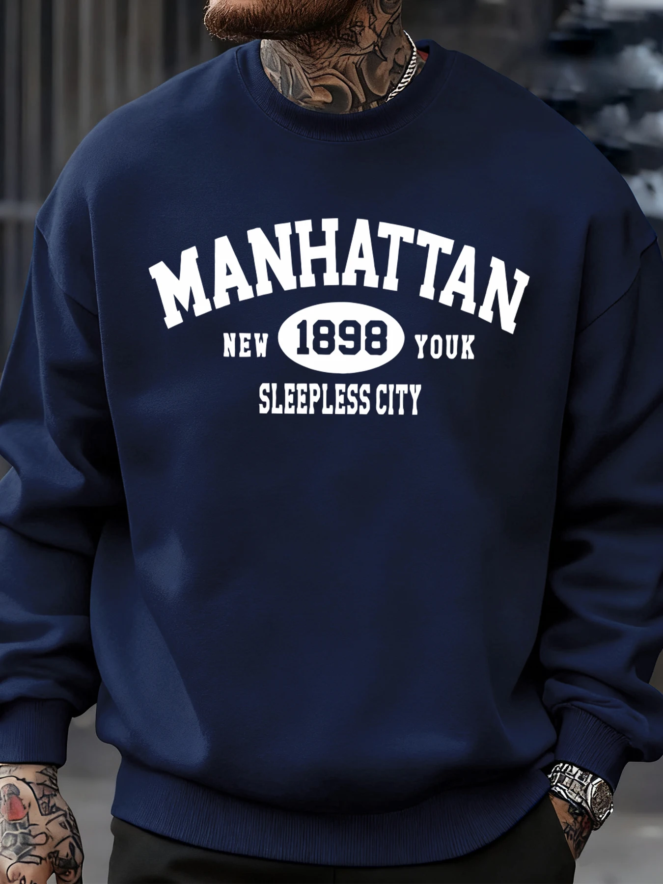 Winter Clothing In New York City - Manhattan New York Sleepless City Pattern