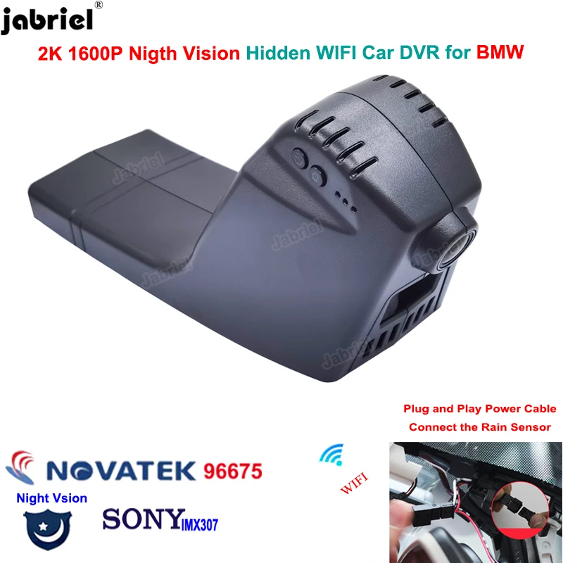 

New 2K 1600P Dash Cam Car DVR Camera for BMW X7 G07 F23 X3M F97 X6 F16 X4 G02 F98 X4M for BMW 7 8 F02 G14 G15 G16 for BMW Z4 G29