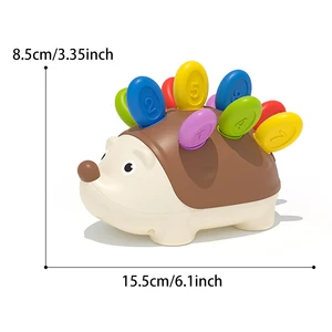 Montessori Hedgehog Toys Baby Concentration Training Education Toys Fine Motor Sensory Educational Toy for Kids Birthday Gifts
