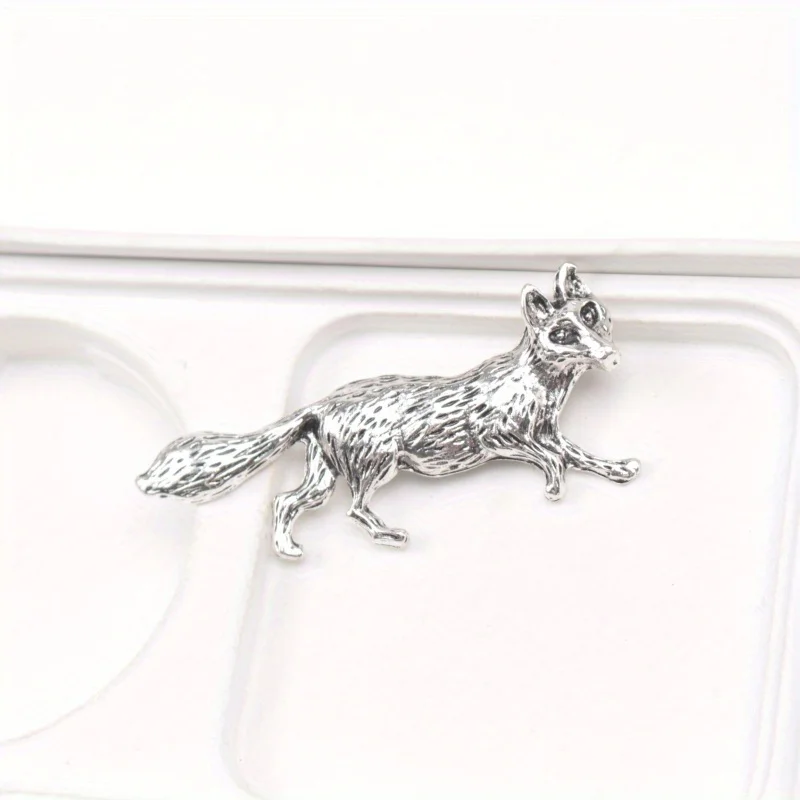 Vintage Accessories Personalized Women\'s Suits Animal Collar Pin Buckle Wolf Brooch Pin Accessories