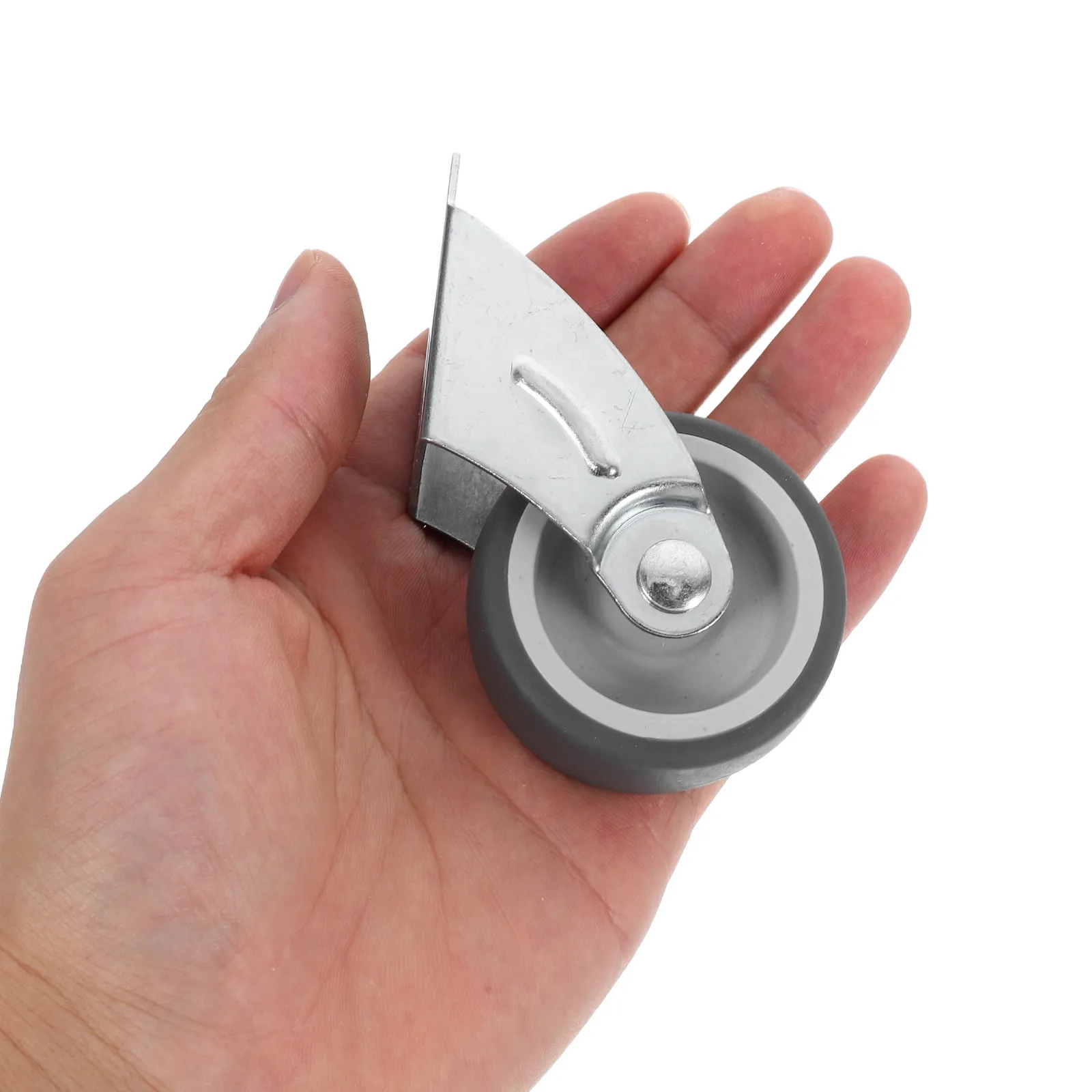 Universal Sliding Door Guide Wheel Anti-Sag Gray Bottom Support Wheel Screws Included for Barn Doors Smooth Operation Sliding