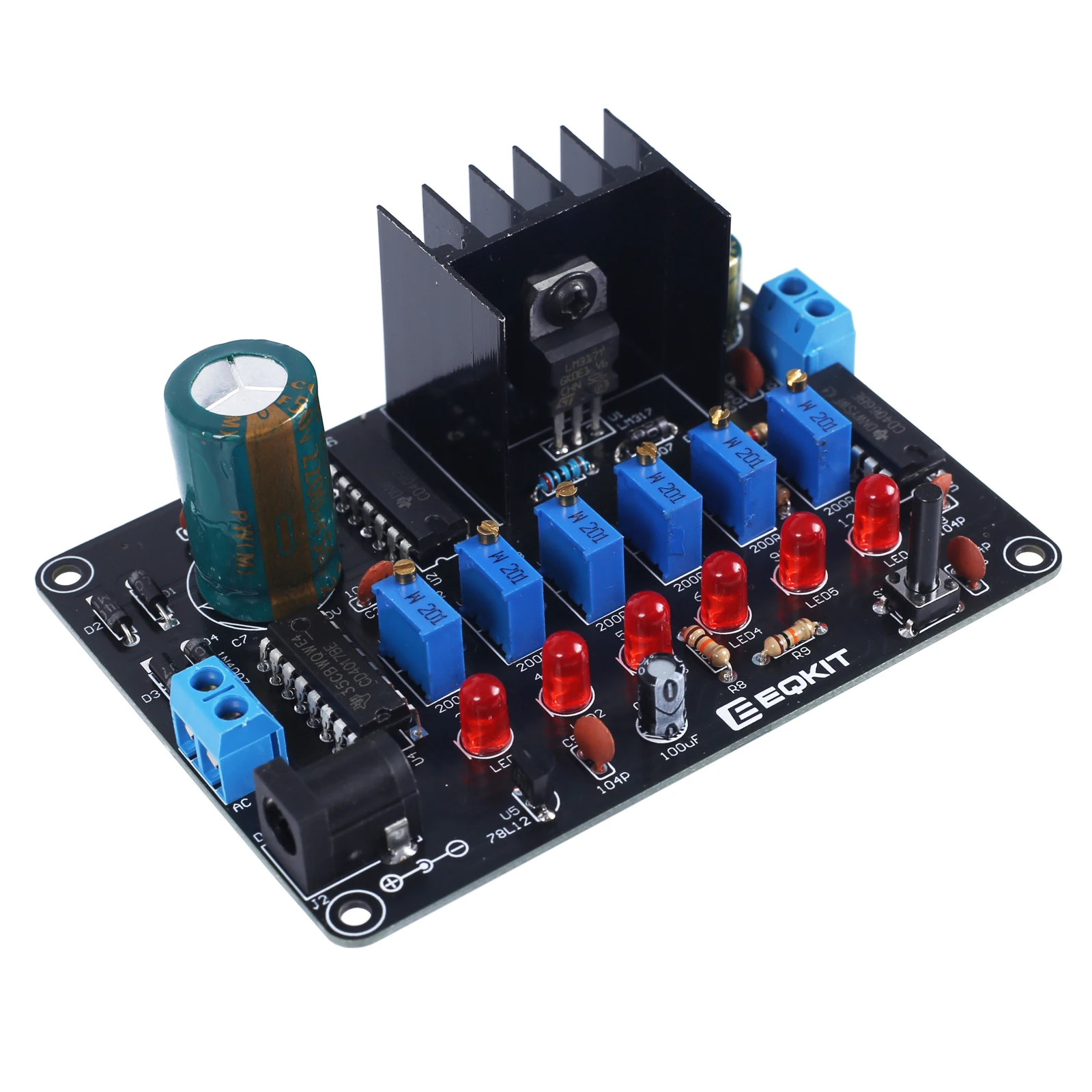 DIY Electronic Kit Step Down Power Supply Module Buck Voltage Converter AC15V/DC18V to DC 3/4.5/5/6/9/12V Soldering Practice