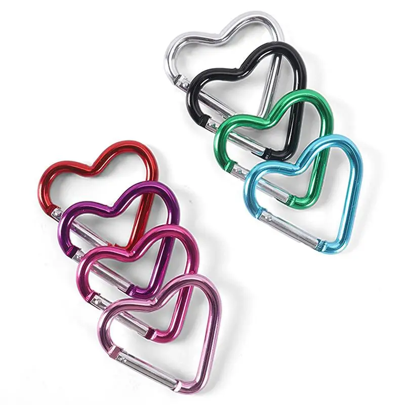 High Strength Carabiner Key Chain Clip Smooth Edge Keyring Hook for Hiking Travel Outdoor Water Bottle Buckle Bag Accessories