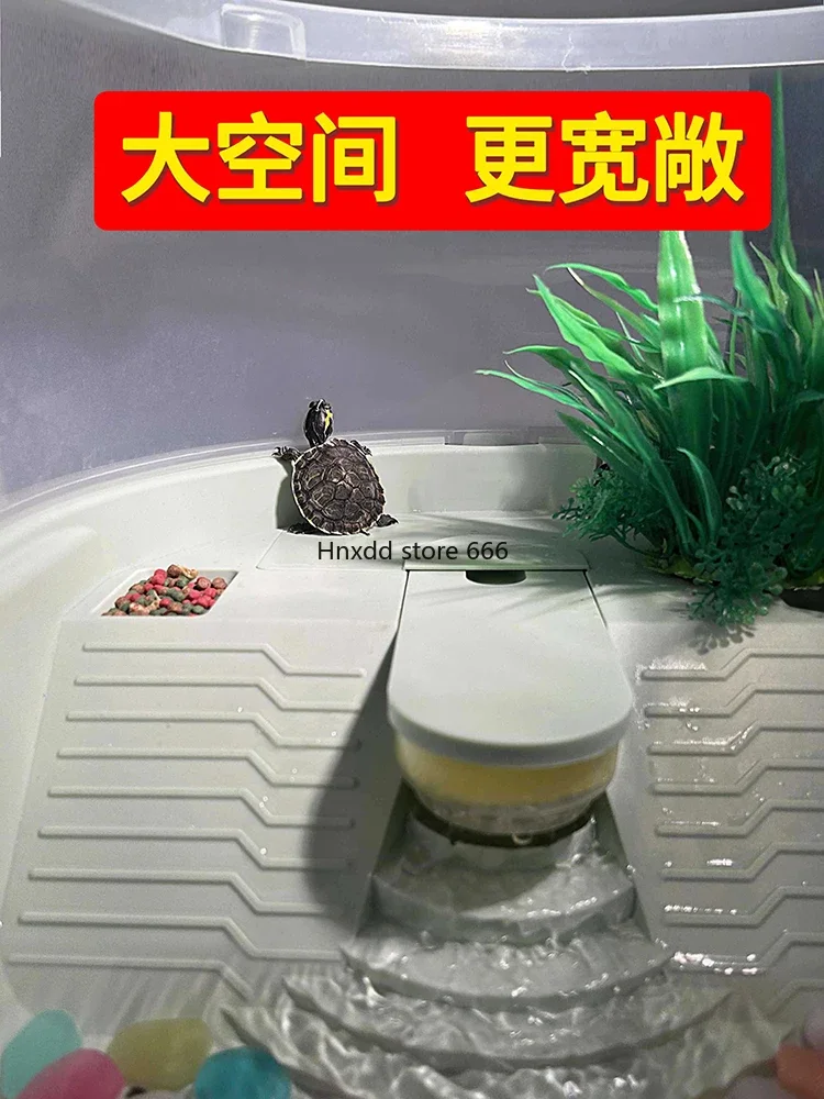 Small turtle special tank climbing platform drying platform turtle tank