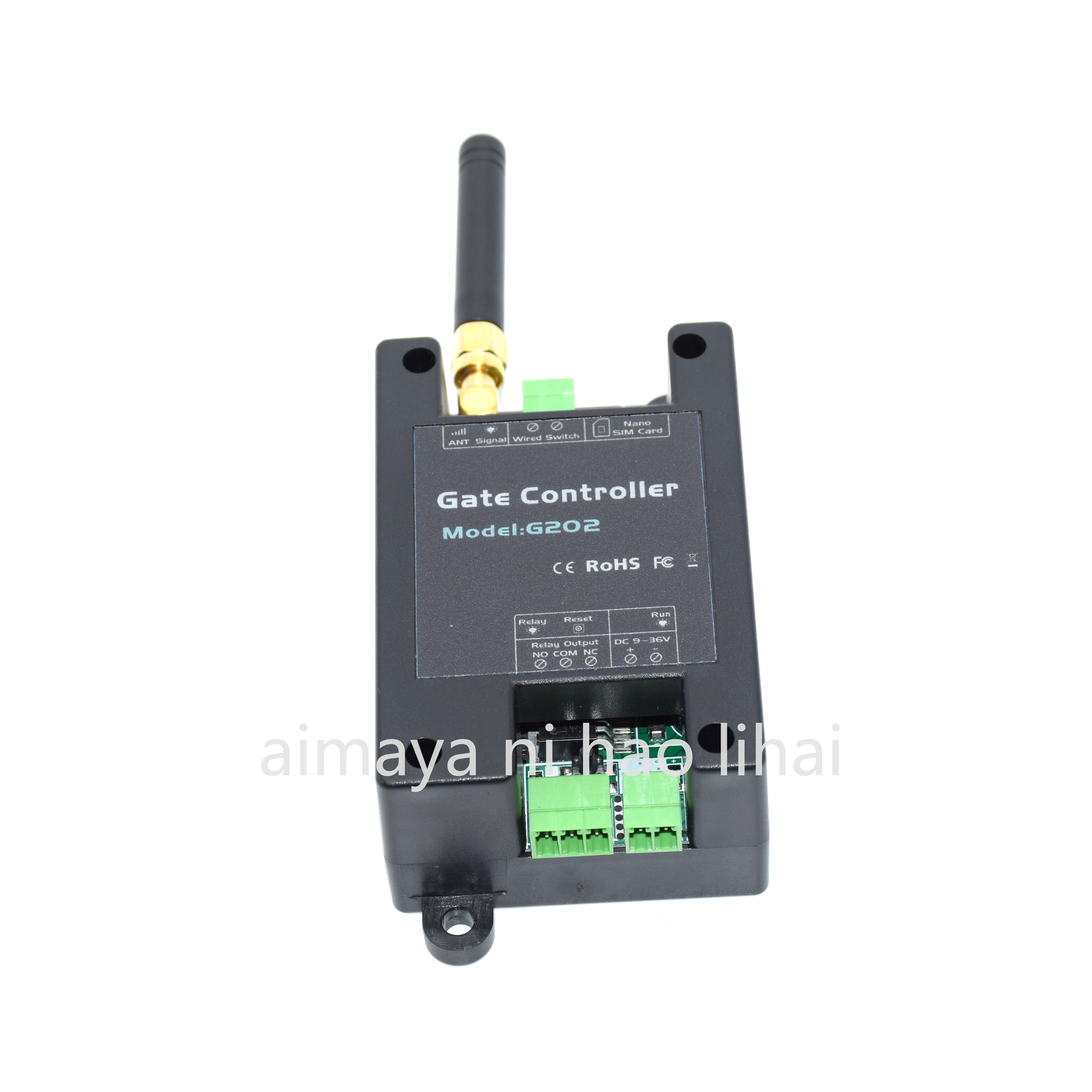 GSM 2G SMS Call Remote Control Gate Opener Single Relay Switch For Automatic Sliding Swing Garage Gate Opener