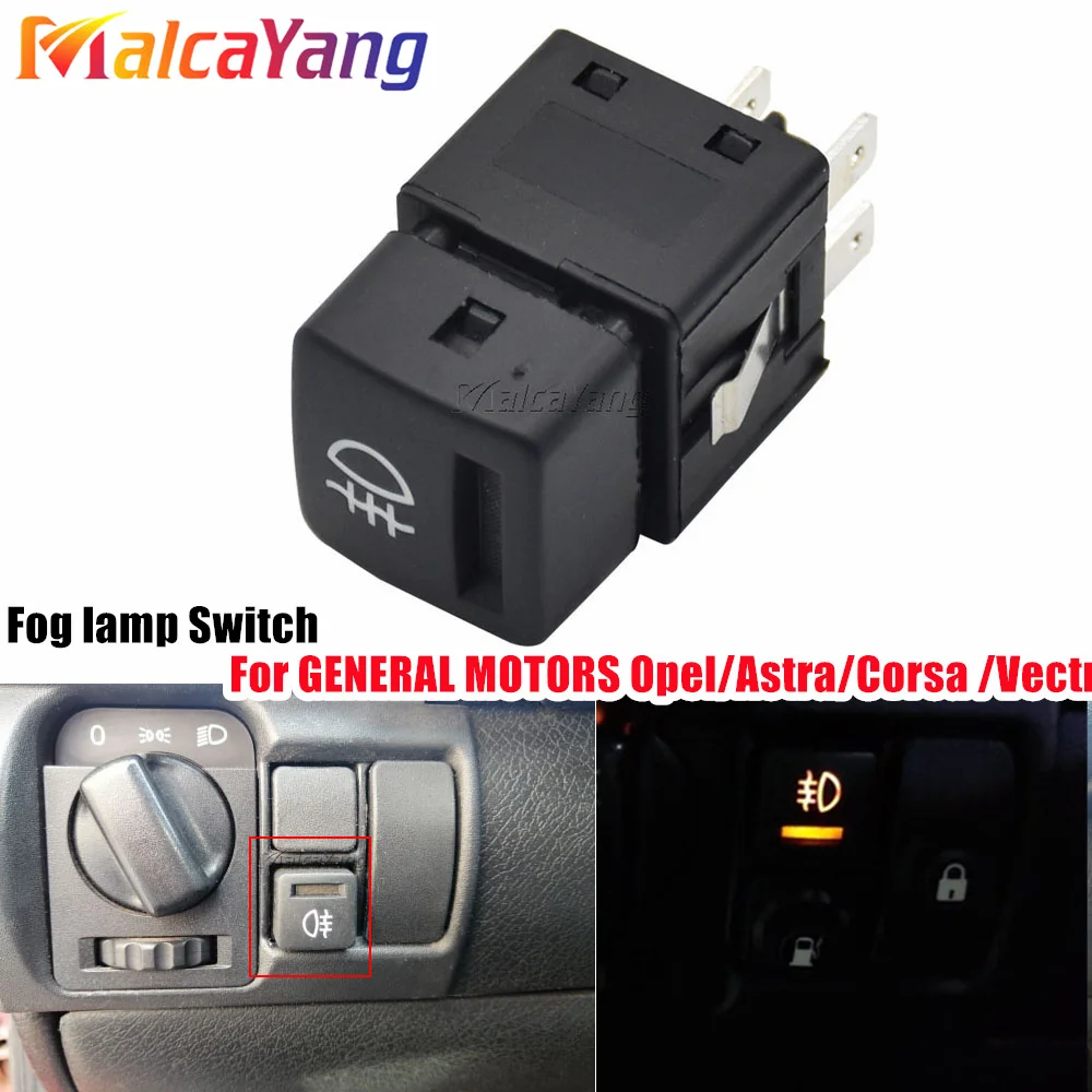 

OEM 90228200 Auto Parts For GENERAL MOTORS Opel/Astra/Corsa /Vectra Factory Sale Fog Lamp Switch High Quality