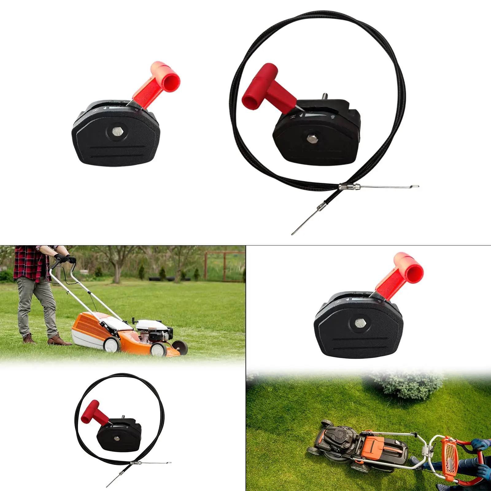 

Lawn Mower Lever Handle, Control Switch Handle Repair Universal Throttle Switch for Yard Electric Lawnmowers Garden Machine