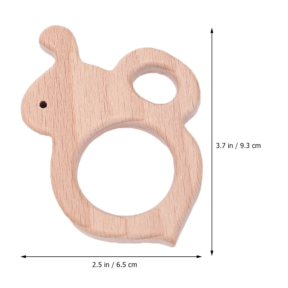 

2pcs Bee Shaped Wooden Teething Natural Maple Wood Baby Molar Sticks Infant Chewing Eco-Friendly Baby Shower Gift
