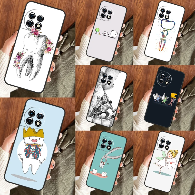 Dentist Dental Teeth Tooth Doctor Funda For OnePlus 8T 9RT 10T Ace 11 8 9 10 Pro Case For OnePlus Nord N10 N20 2T CE 3 Lite