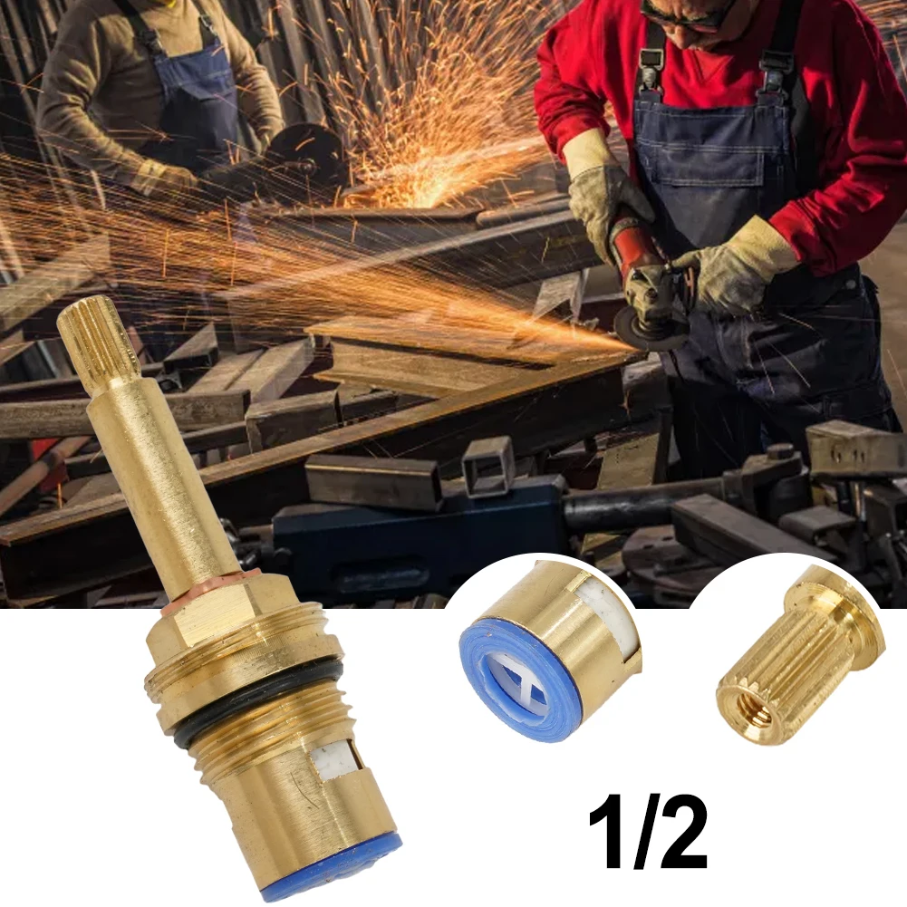 

Efficient Shower Bath Tap Valve Cartridge with Long Tall Stem Insert 20 12 Inch Size Smooth Switch Copper Shell