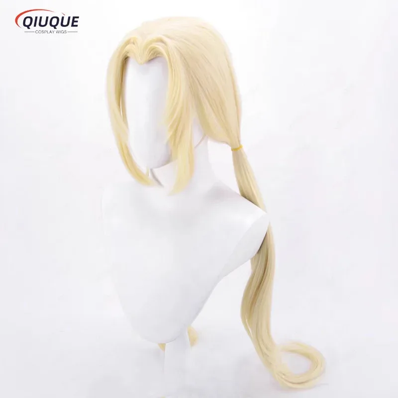 2025 yiyi جودة عالية أنيمي تسونادي تأثيري 100 سنتيمتر طويل مستقيم الأصفر مقاومة للحرارة الاصطناعية الشعر هالوين الباروكات + شعر مستعار C