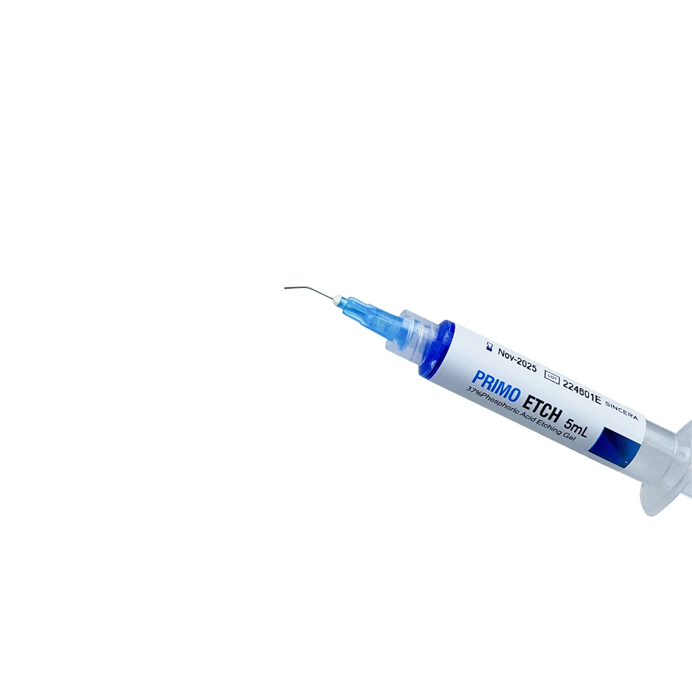 1PC 5ml Blue Etching Gel Dental 37% Phosphoric Acid Ortho Bracket Adhesive Bonding Syringe Composite Resin with Irrigation Tip