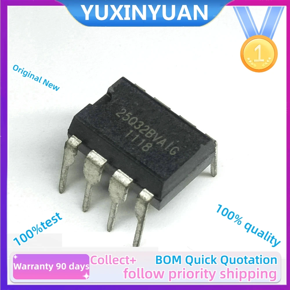 10PCS/LOT W25Q32BVAIG  25Q32BVAIG W25Q32  25Q32 DIP8 in stock