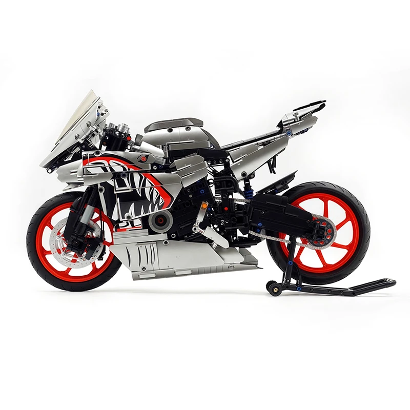 En STOCK ciudad técnica X6601 motocicleta vehículo deportivo bloques de construcción 1:5 motocicleta DIY Super coche ladrillo juguetes niño regalo de Navidad
