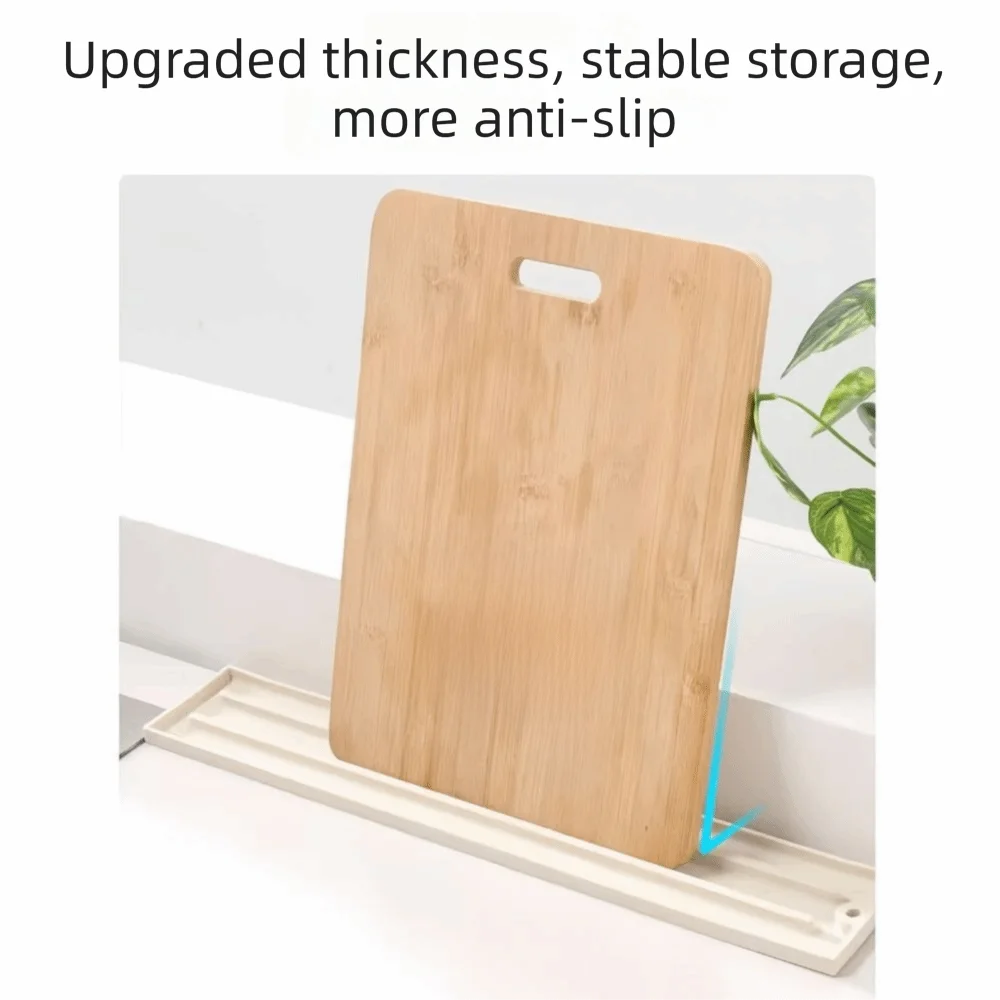 Narrow-Edge Gap Lid Storage Pad High Temperature Resistant Stable Sink Drainage Mat Heat Insulation Non-Slip Pot Lid Storage Mat