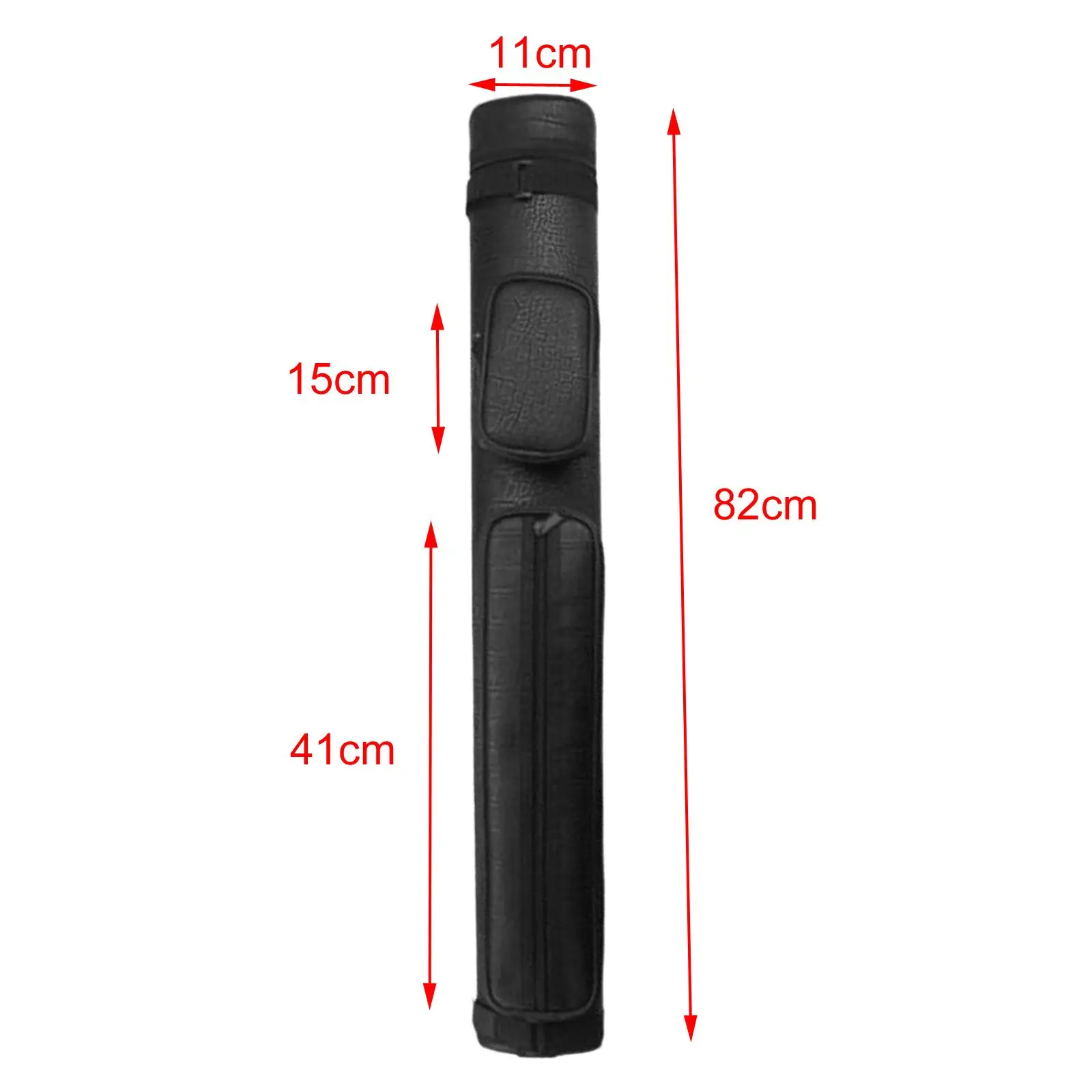 Durable Billiard Pool Bag 4 Holes Carrying Case Accessory Billiard Stick Storage PU Leather Holder for Billiard Stick Rod