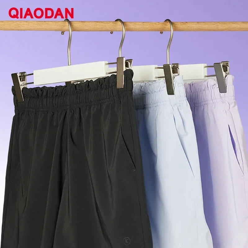 

QIAODAN Woven Sports Shorts Women's 2024 Summer New Breathable Quick-drying Comfortable Fitness Running Shorts Pants XNK22241328