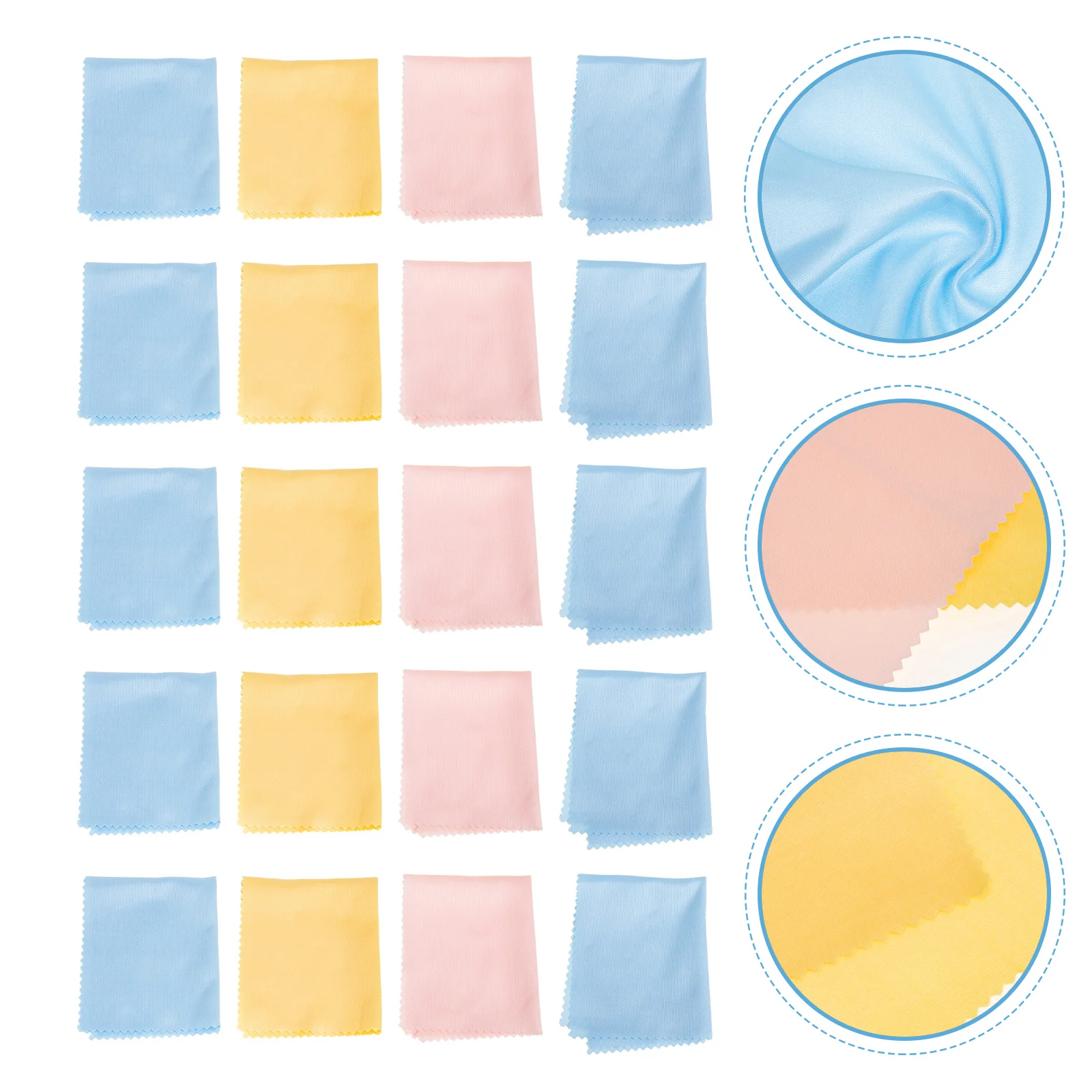 

20 Pcs Microfiber Towel Cleaning Cloth Saxophone Instrument Polishing Wipes Piano
