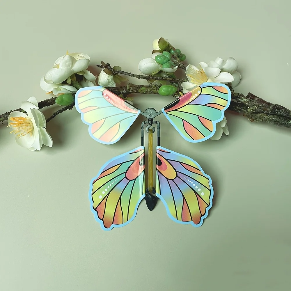 飛べる魔法の蝶、踊って蝶を模倣する創造的な魔法のおもちゃ、新しいユニークな飛んでいる小さな蝶