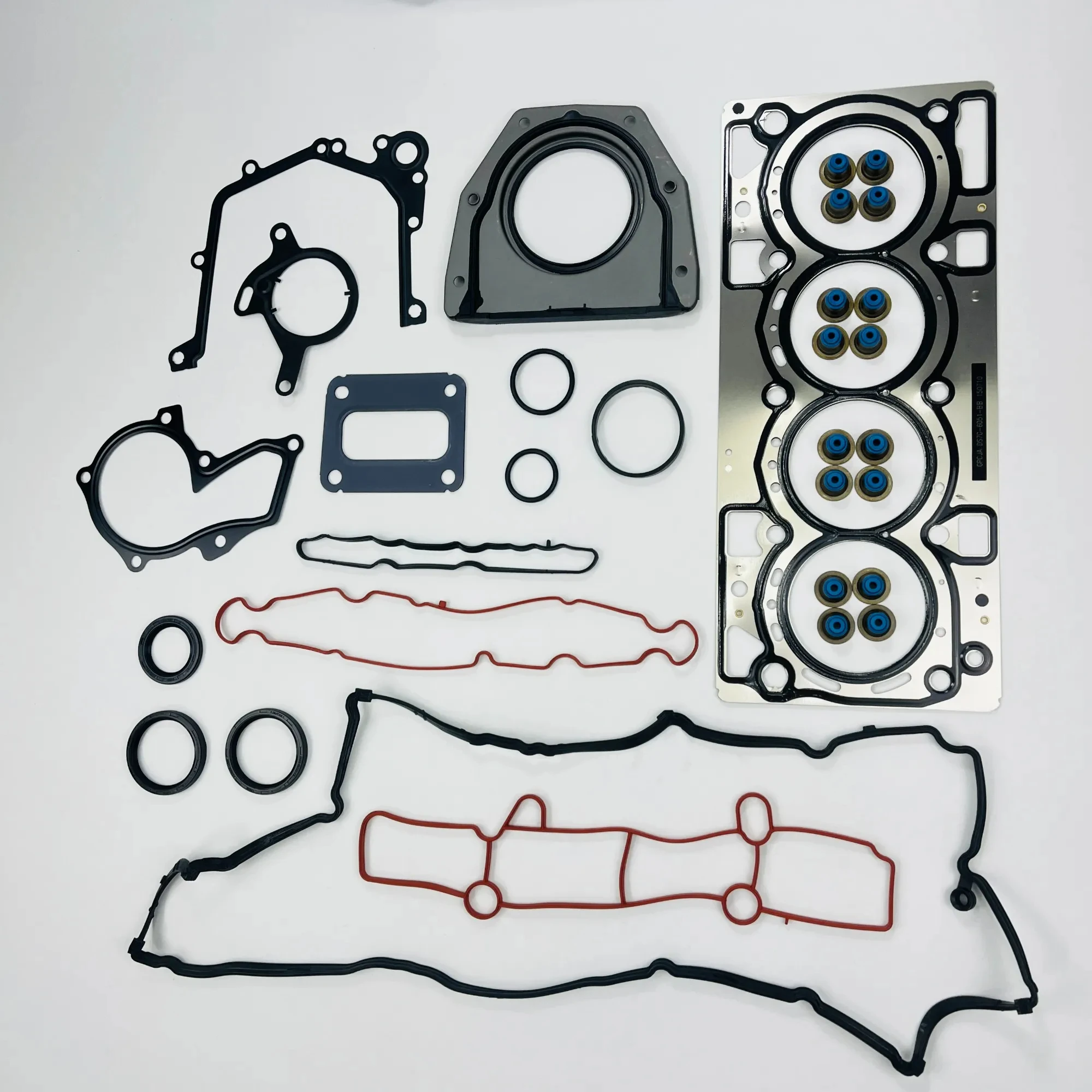 

DS7G-6053-ABDS7G-6079-DADS7G6014BADS7Z-6079-C1891382 Cylinder gasket set for Ford's 13-year Mondeo 1.5T engine overhaul package.