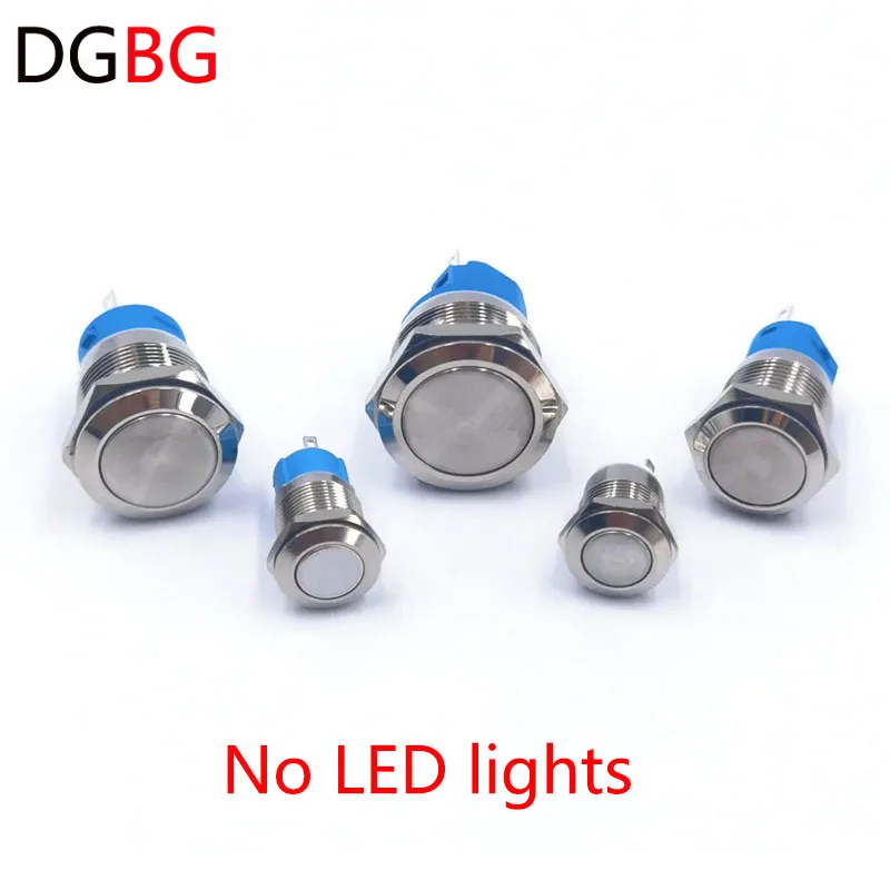 12/16/19/22mm Waterproof Button Switch Boat Horn Car Instantaneous Lock Power Start Switch 1/2” 5/8