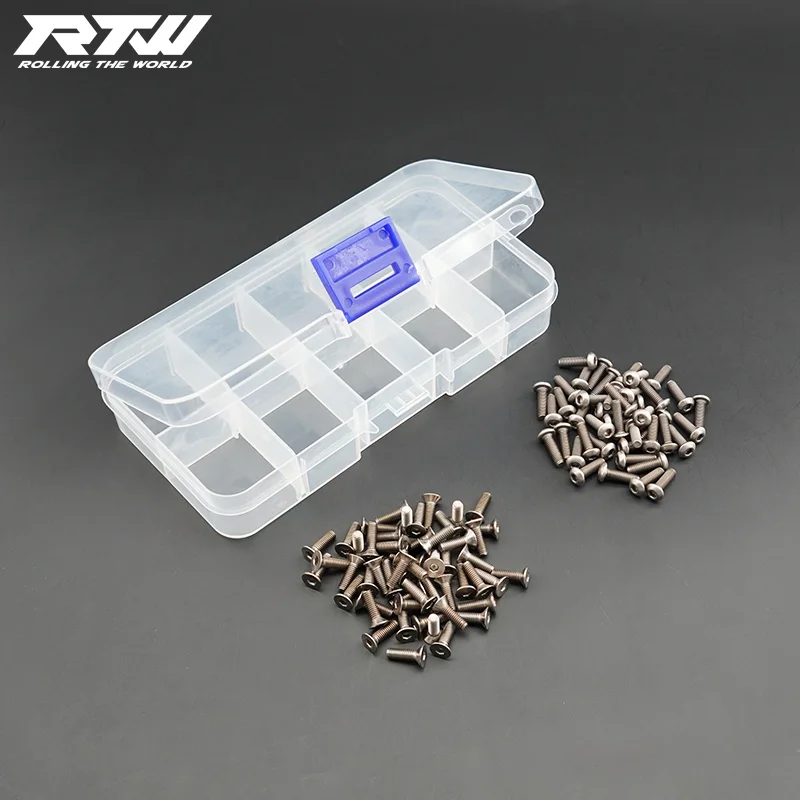 RTW Titanium Screws  Assorted Set w/Box For Mugen MTC-3