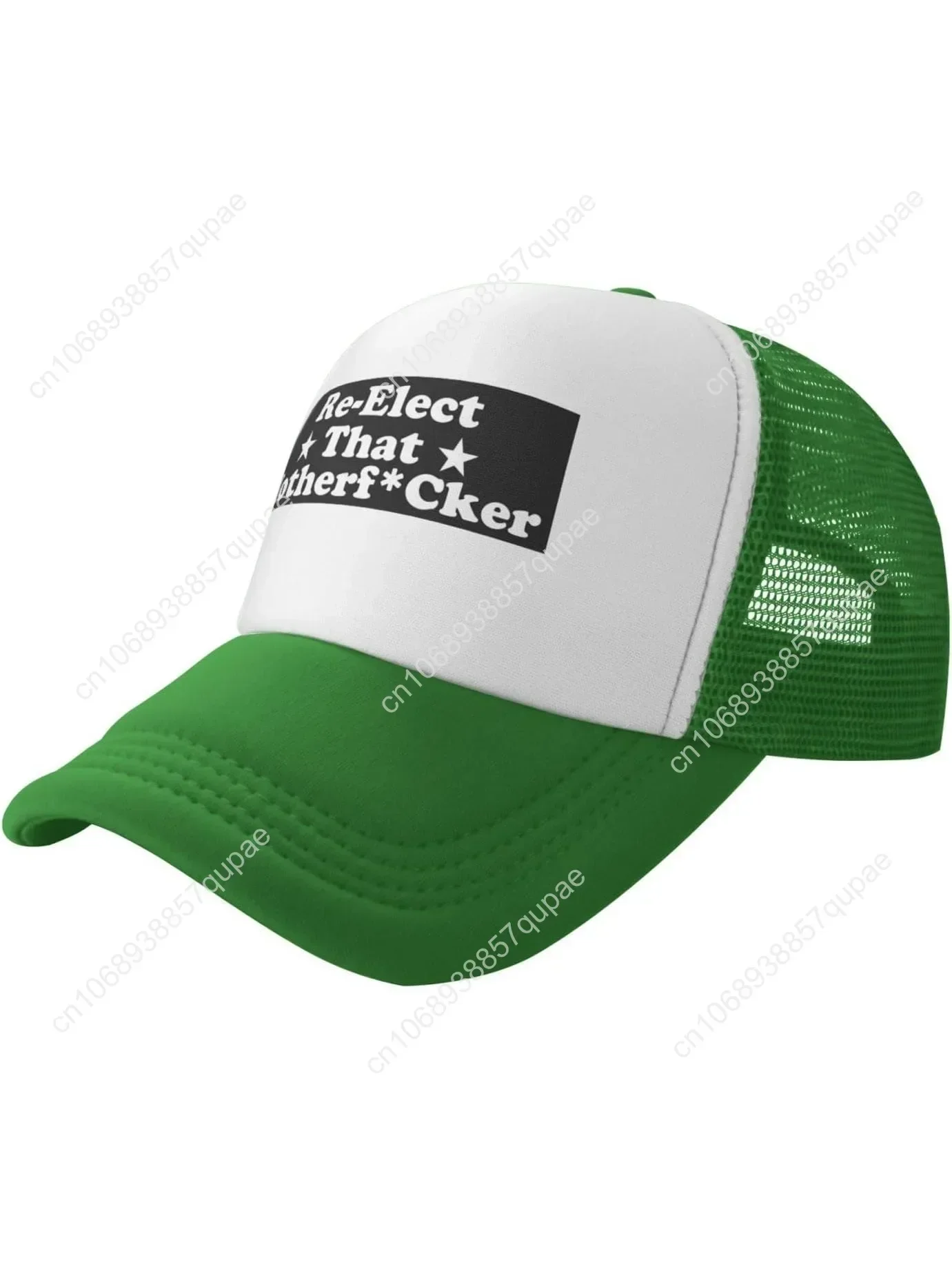 Re-Elect That Motherf Cker Baseball Hats Adjustable Dad Hat Gift for Men/Women Trucker Cap,Green