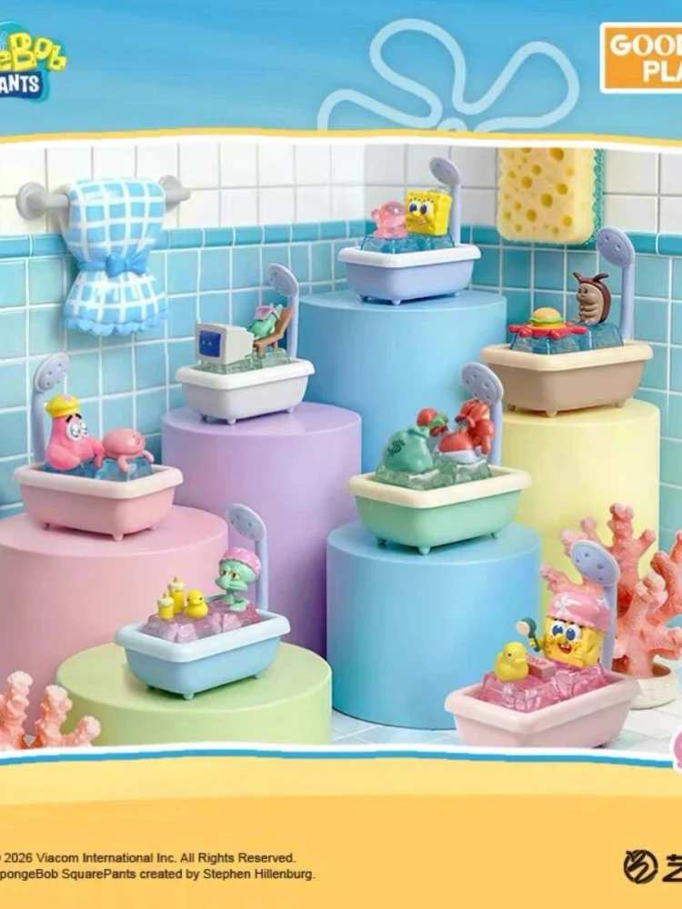 SpongeBob Schwammkopf 3D-Tastenkappen-Blindbox Offizielles Film-Zubehör Herr Krabs Tintenfisch-Figur für mechanische Tastatur