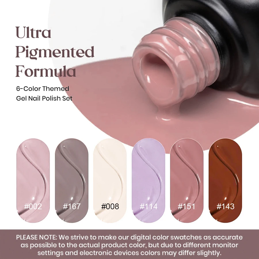 

6 шт., 10 мл, набор гель-лаков для ногтей, модный популярный цветной гель-лак, легко наносится, УФ-гель для дизайна ногтей, гель-лак для дизайна ногтей