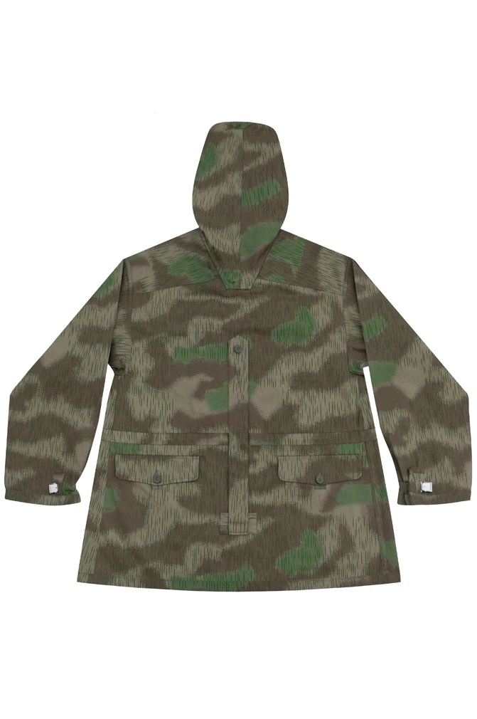 GUCE-022 Reversible Marsh Sumpfsmuster 44 con astilla, Color Camo Gebirgsjäger, Anorak Smock