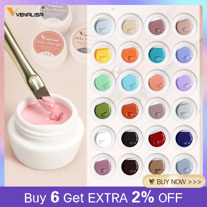 VENALISA 5g Painting Gel Super Texture Creamy Thick Jelly Color Pudding Gel Soak Off UV LED Solid Nails Gel Polish For Nail Art