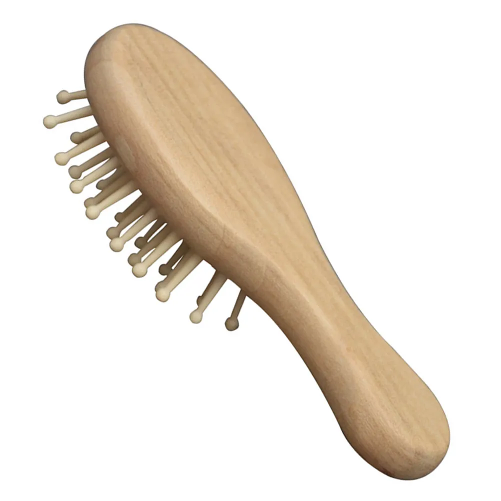 Natural Wooden Massage Comb Scalp Massage Brush Hair Comb Anti Static Detangling Stress Relieving Blood Circulation