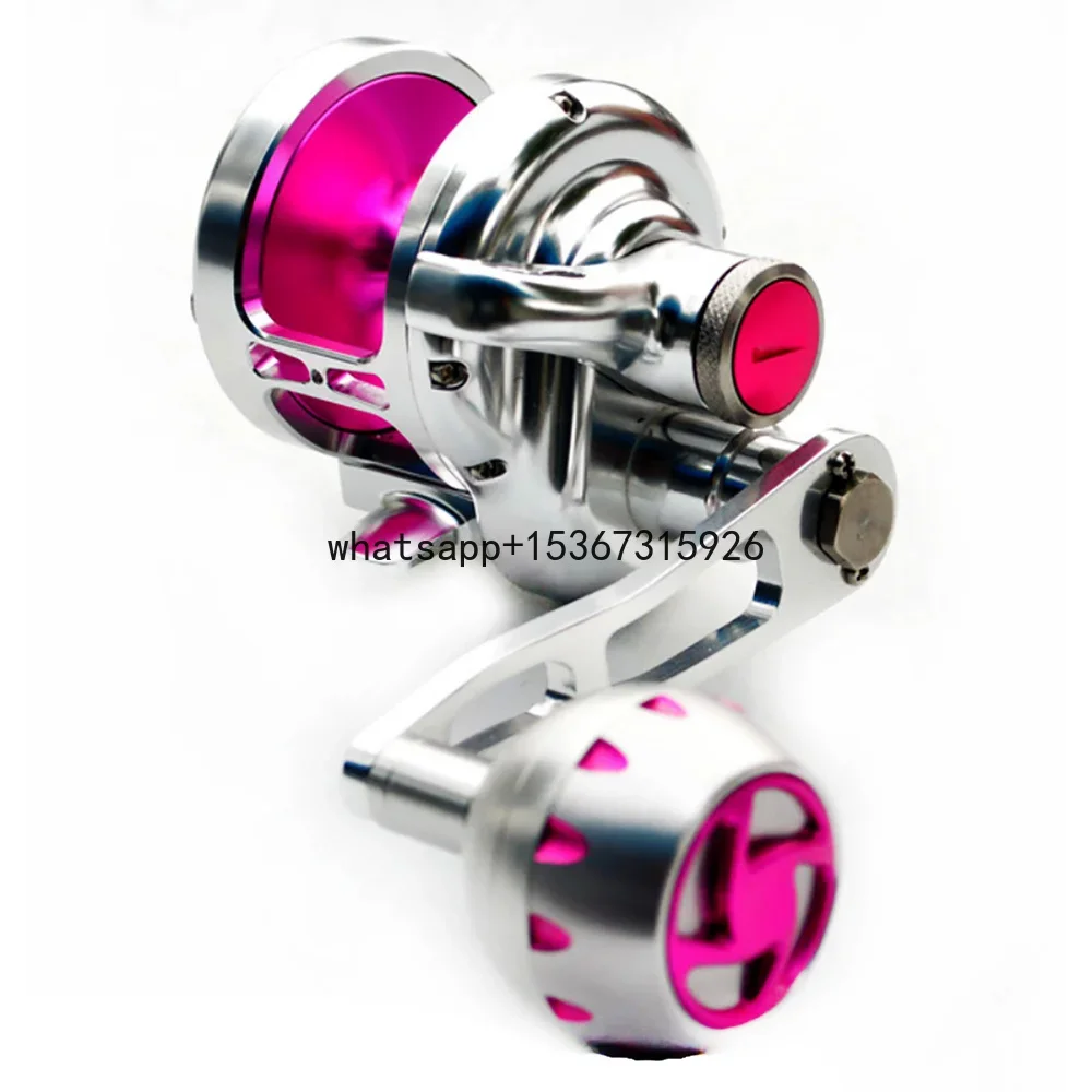 Saltwater Wheel 4.9:1 Fishing Gear Left Hand Bait Casting Fishing Reel