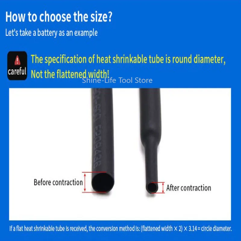 SL Multi Color 2:1 Heat Shrink Tube 0.8mm~25mm Polyolefin Insulated Shrinkable Wrap Data Cable Repair Protection Sleeve