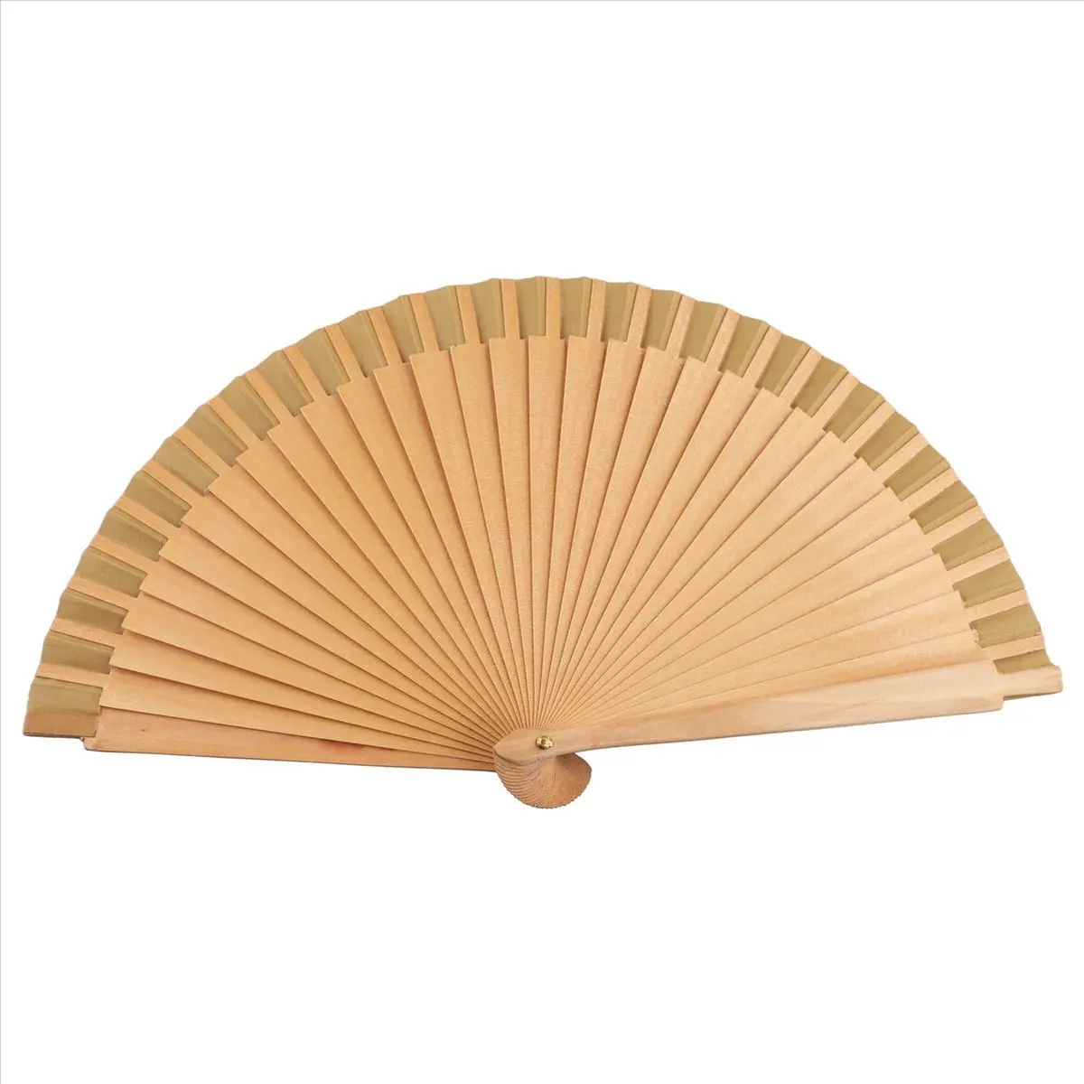 A75K F-Plain Pure Wood Folding Fan Modern Classical Dance Performances Hand Fan Art Craft Home Ornaments