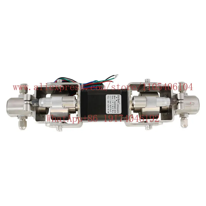 Double-head plunger pump, no pulse, no valve metering, quantitative and efficient addition of ceramic  pump