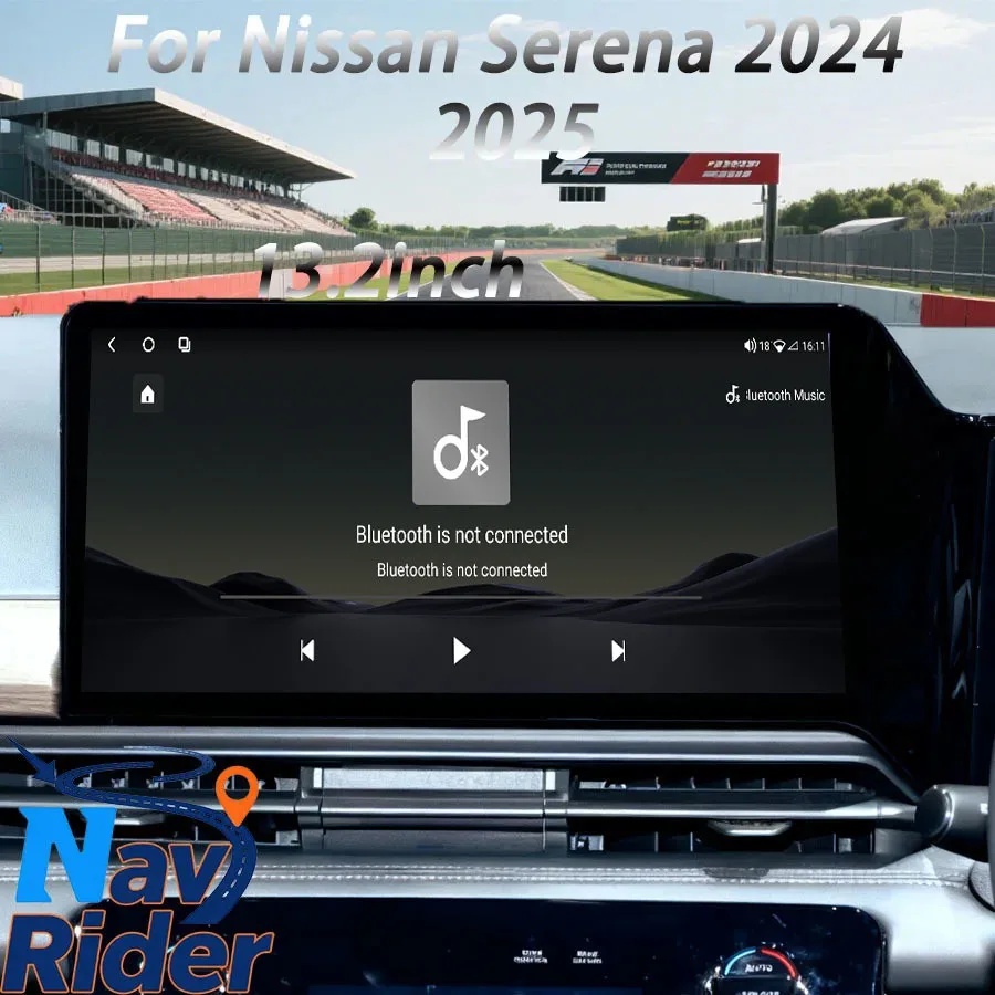 

13.2inch Android 14 Multimedia Video Player Carplay For Nissan Serena 2024 2025 Car GPS Navigation Autoradio Stereo DSP HeadUnit