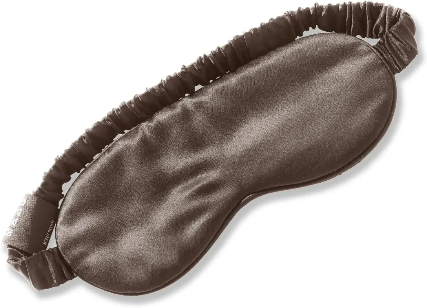

Coffee Grey Sleep Mask for Women and Men, Night Blackout Eye Cover, Travel Blindfold, Drowsy Patch, Pure Silk Comfort