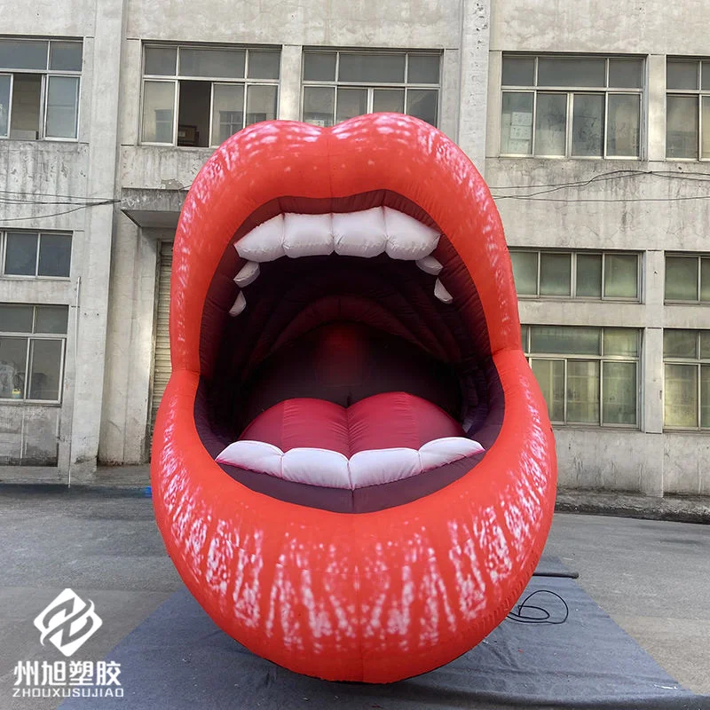 

Inflatable mouth, inflatable lip model balloon, inflatable lip opening, summer music festival