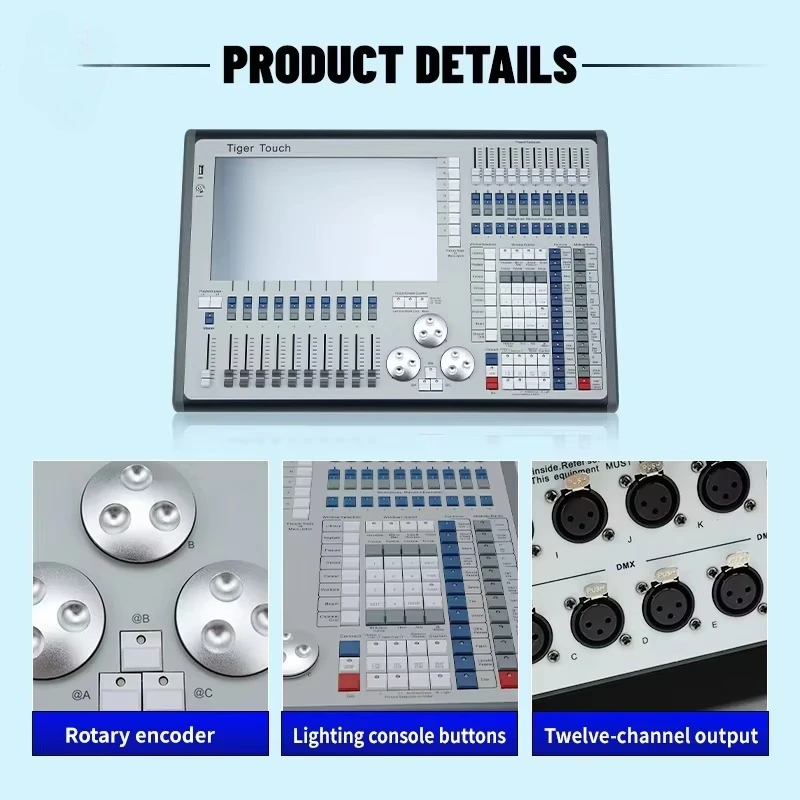 Professional quartz console V17.1 manual switch Dmx512 beam of light voltage dimmer, specially designed for stage lighting