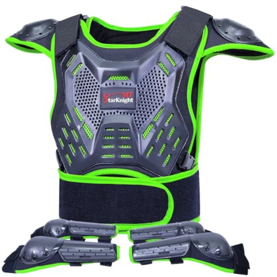 

Dirt Bike Gear - Youth Motorcycle Gear Riding Protective Motocross Armor Suit Chest Protector for Boys Girls Biking Cycling Ska