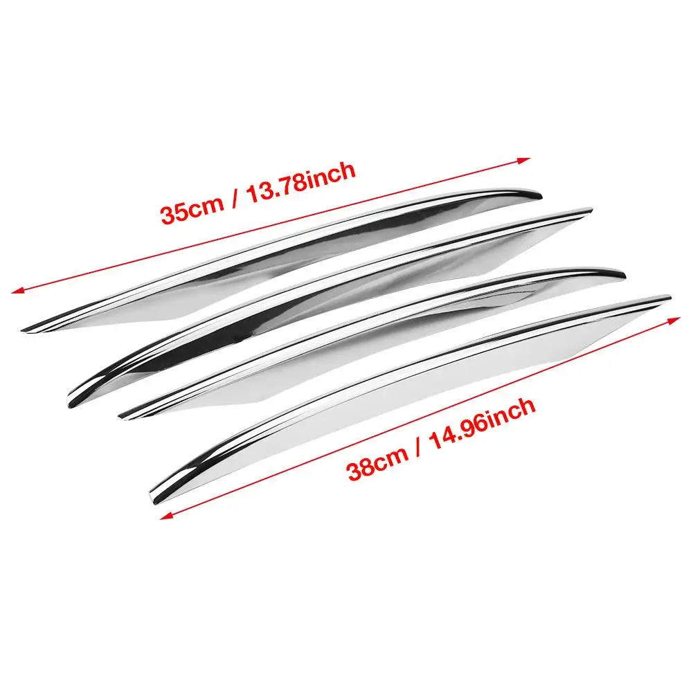 4 قطعة غطاء مصباح الضباب الأمامي للسيارة شريط تزيين لسيارة Mercedes benz E Class W213