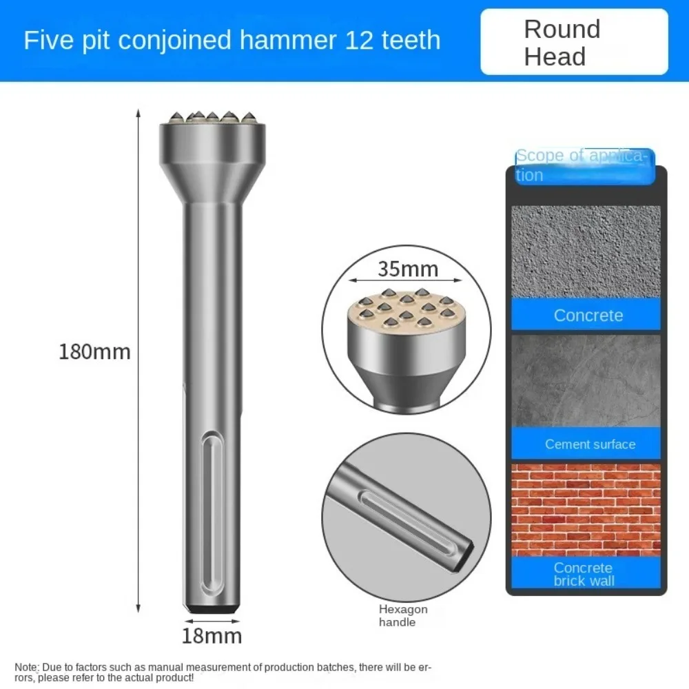 

SDS PLUS Carbide Alloy Hammer Marble Stone Max Rotary Hammer Drill Bits 12/16Teeth Square Electric Hammer Drill Bit
